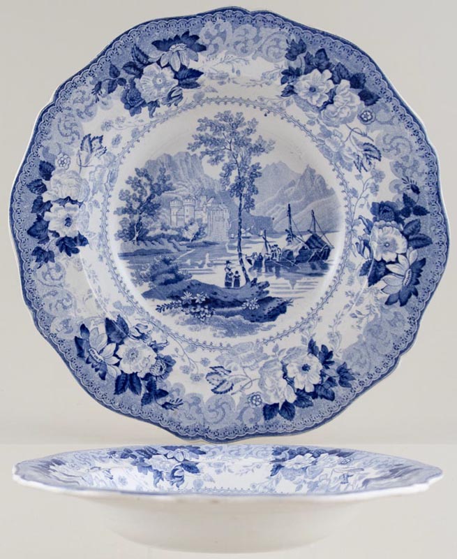 Soup Plate Castle of Chillon c1835